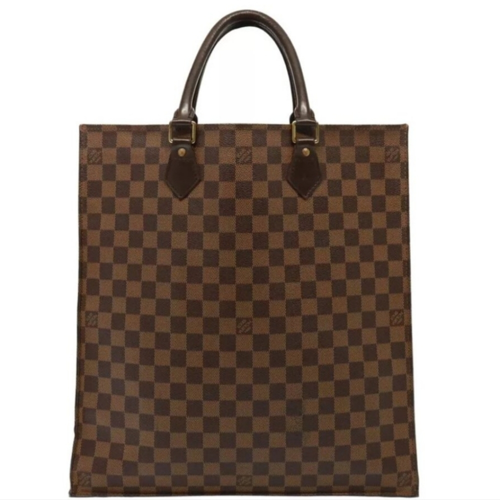 LOUIS VUITTON Damier Ebene Sac Plat Hand Bag LV Auth. 78325 - Picture 9 of 13